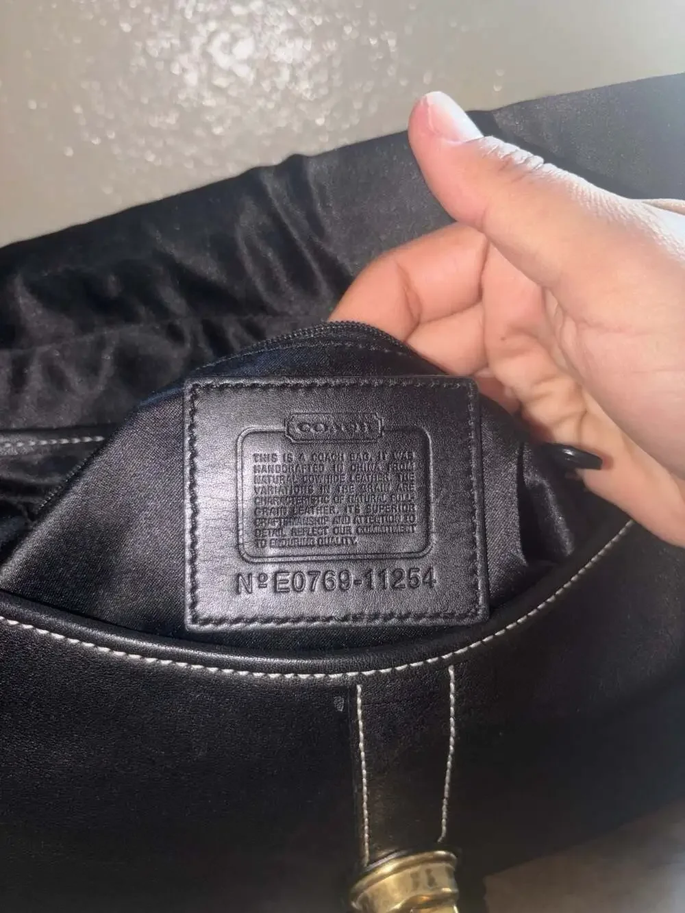 Coach Black Ergo Flap Leather Shoulder Bag